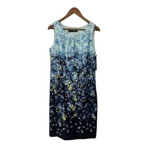 NWT Chetta B blue floral dress